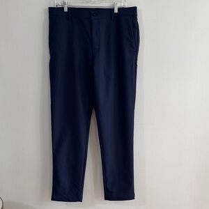 Banana Republic Men's 100% Polyester Navy Dress Pants 34 x 32